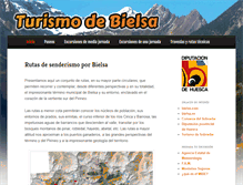 Tablet Screenshot of bielsaturismo.com